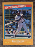 1988 Score #653 Kirby Puckett HL