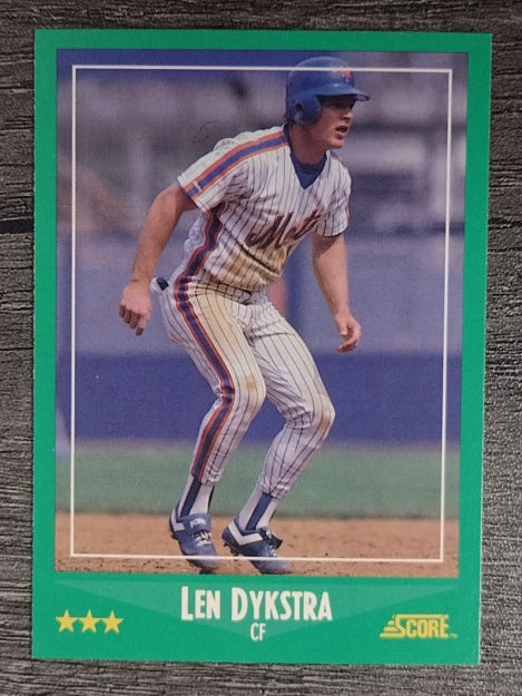 1988 Score #370 Len Dykstra