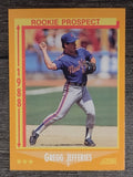 1988 Score #645 Gregg Jefferies RC
