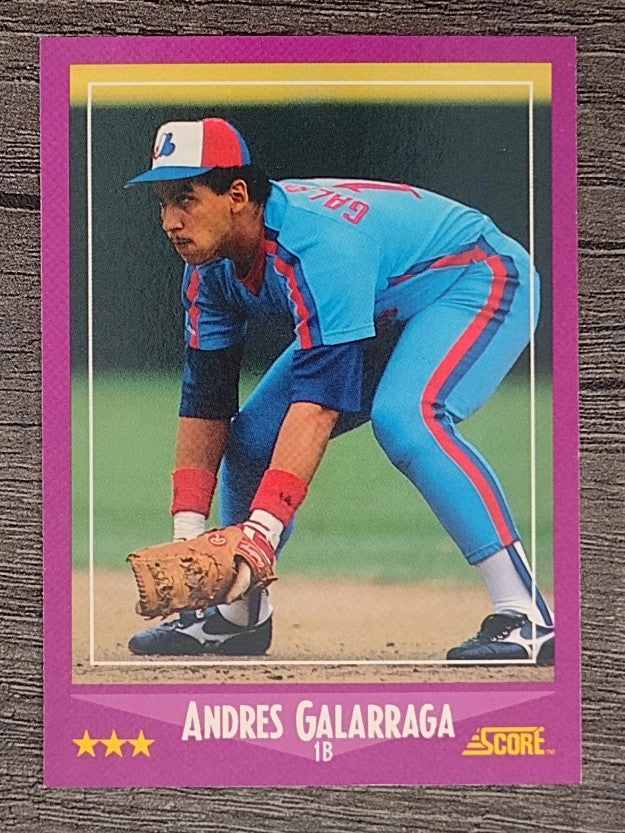 1988 Score #19 Andres Galarraga