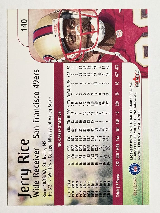 2000 Impact #140 Jerry Rice