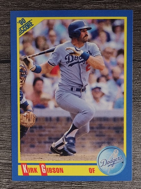 1990 Score #487 Kirk Gibson