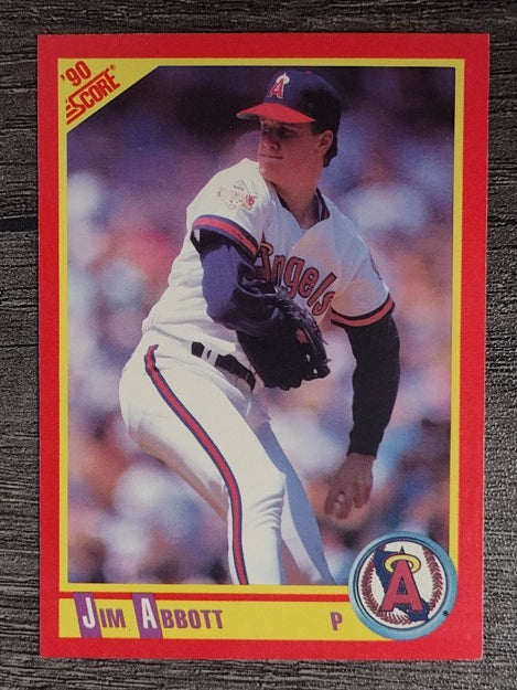 1990 Score #330 Jim Abbott