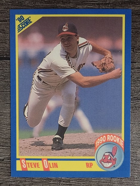 1990 Score #590 Steve Olin RC