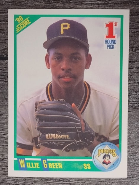 1990 Score #682 Willie Greene RC