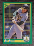 1990 Score #168B Ron Hassey COR/24 on back