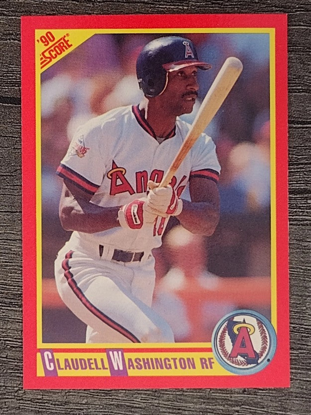 1990 Score #298 Claudell Washington
