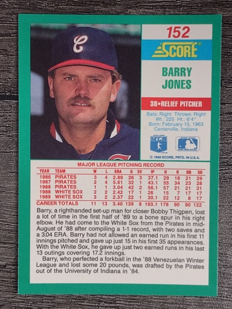 1990 Score #152 Barry Jones