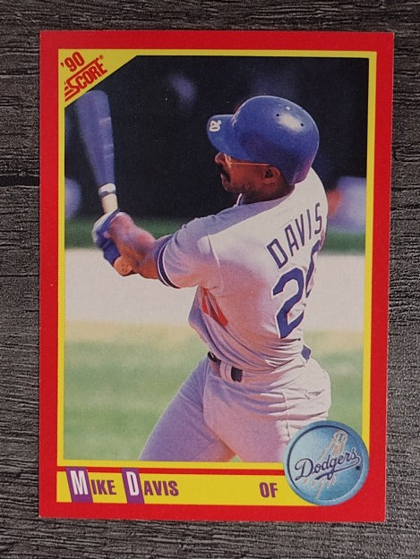 1990 Score #437 Mike Davis