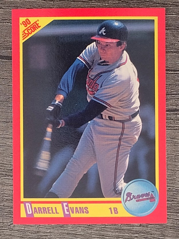 1990 Score #302 Darrell Evans