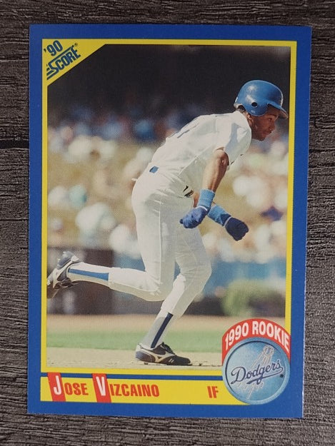 1990 Score #613 Jose Vizcaino RC