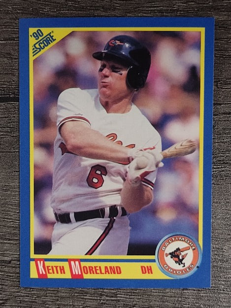 1990 Score #444 Keith Moreland