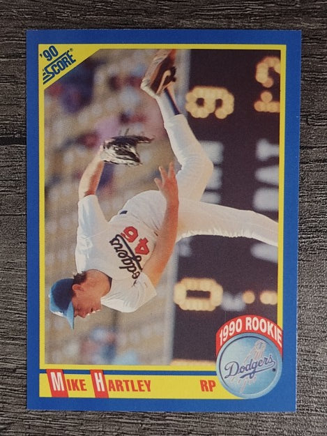 1990 Score #641 Mike Hartley RC