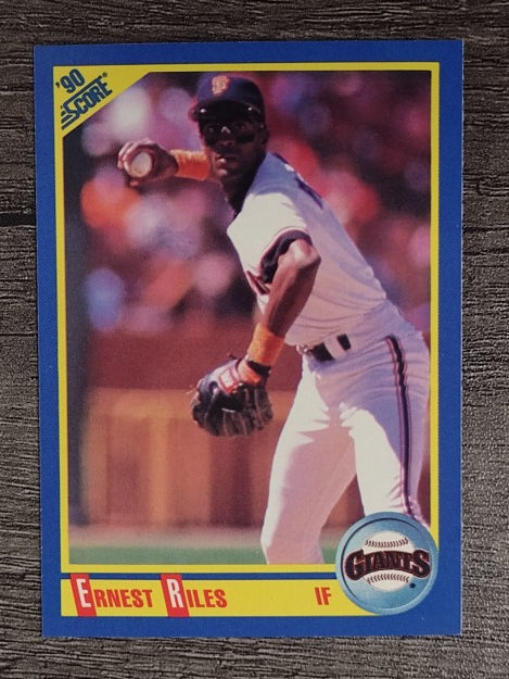 1990 Score #447 Ernest Riles