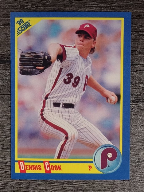 1990 Score #545 Dennis Cook