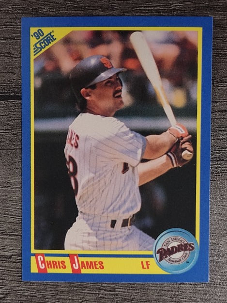 1990 Score #498 Chris James