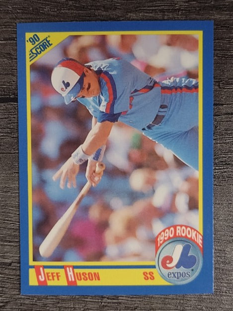 1990 Score #615 Jeff Huson RC