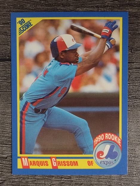 1990 Score #591 Marquis Grissom RC