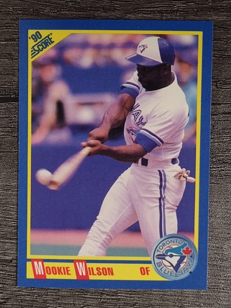 1990 Score #448 Mookie Wilson