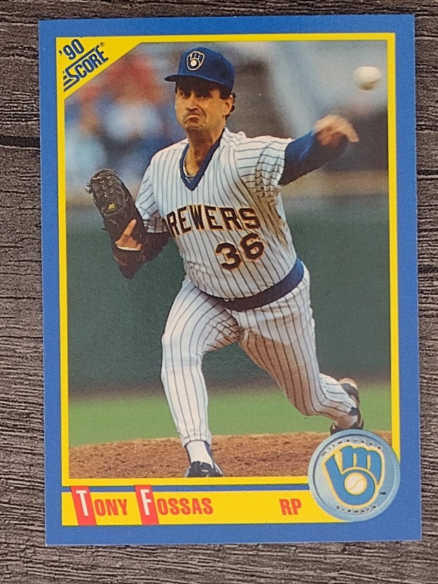1990 Score #567 Tony Fossas RC