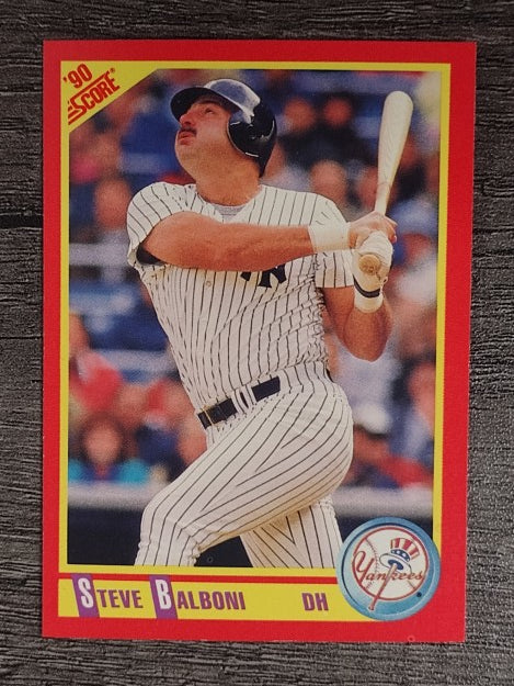 1990 Score #327 Steve Balboni