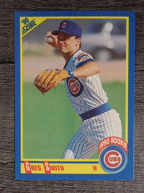1990 Score #614 Greg Smith RC
