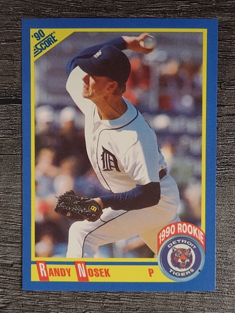 1990 Score #607 Randy Nosek RC