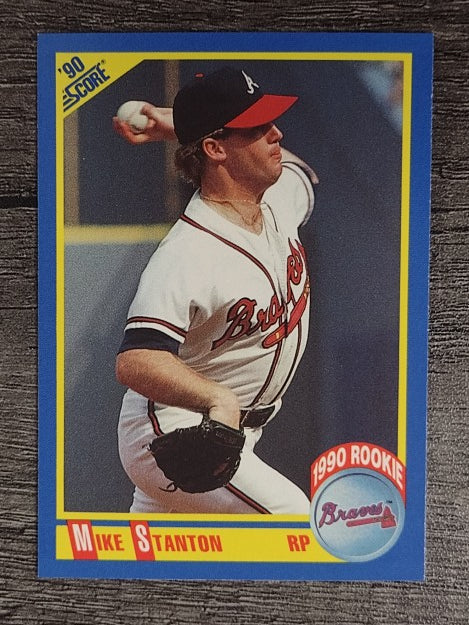 1990 Score #609 Mike Stanton RC