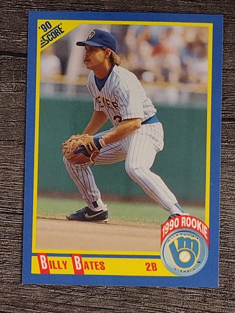 1990 Score #608A Billy Bates RC
