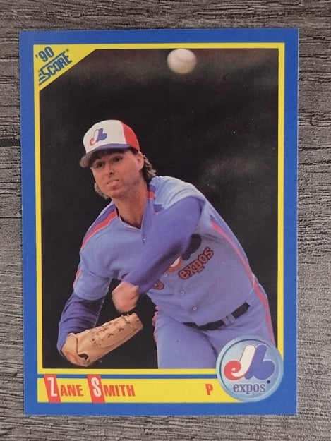 1990 Score #477A Zane Smith ERR/Career ERA .393