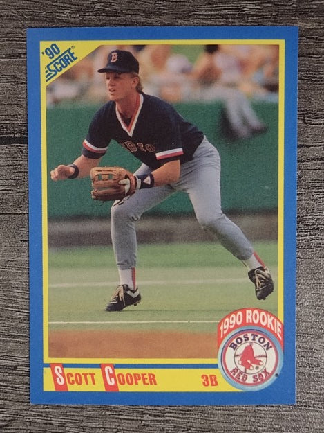 1990 Score #651 Scott Cooper RC