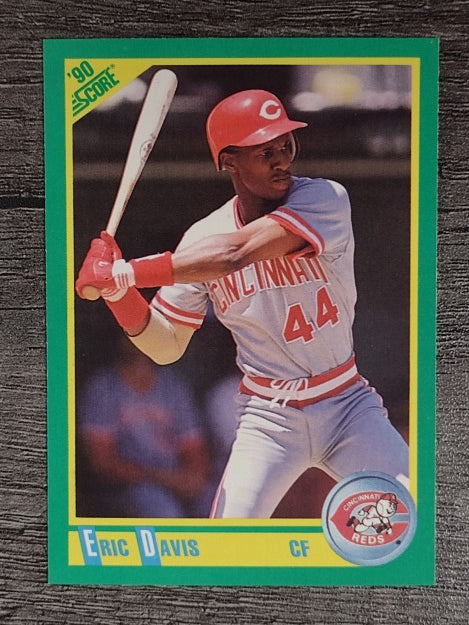 1990 Score #185 Eric Davis