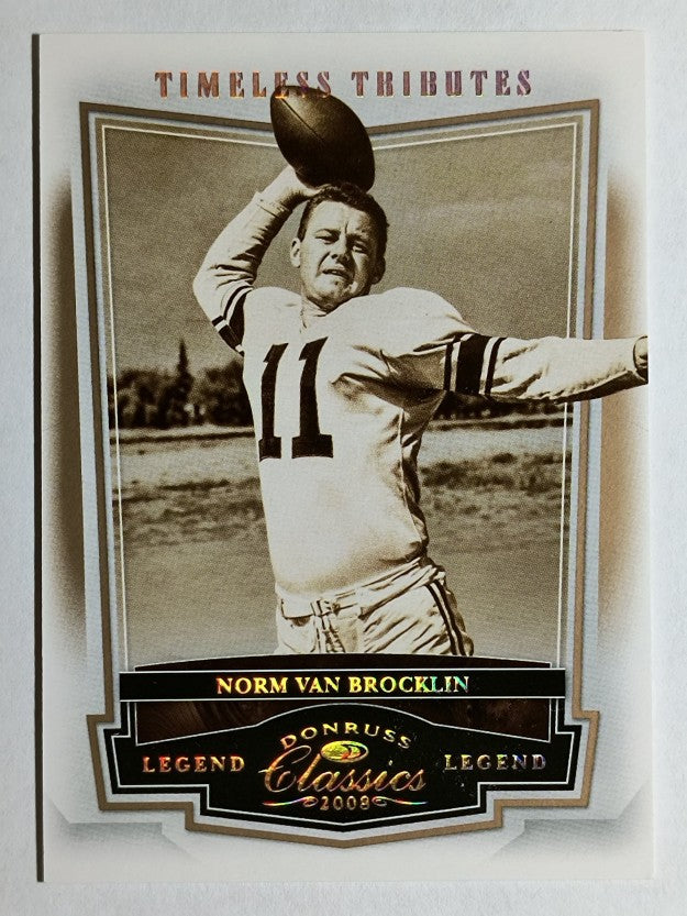2008 Donruss Classics Timeless Tributes Bronze #116 Norm Van Brocklin
