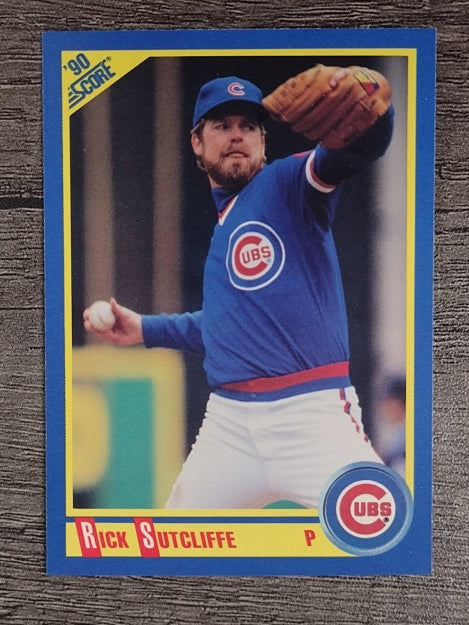 1990 Score #450 Rick Sutcliffe