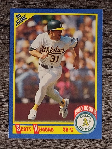 1990 Score #598 Scott Hemond RC