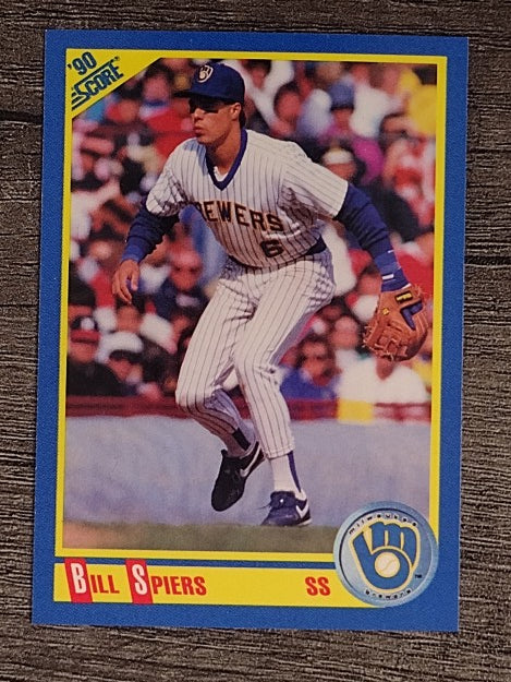 1990 Score #449B Billy Spiers COR/Born in 1966