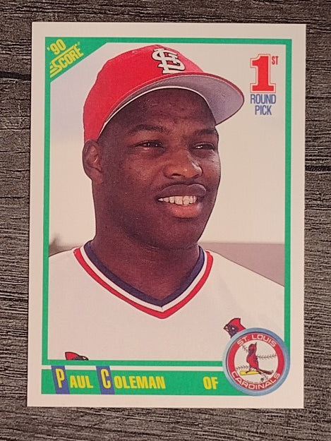 1990 Score #662 Paul Coleman RC