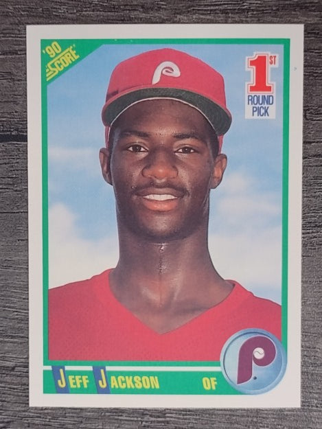 1990 Score #678 Jeff Jackson RC