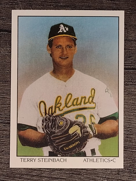 1990 Score #693A Terry Steinbach DT/ERR cathers