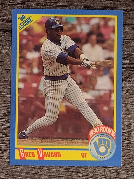 1990 Score #585 Greg Vaughn