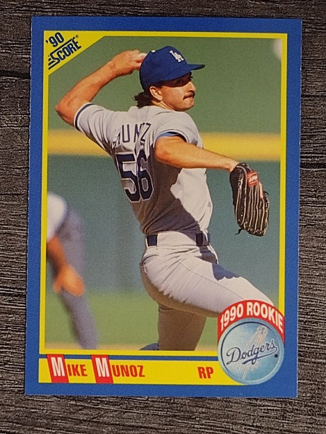 1990 Score #653 Mike Munoz RC