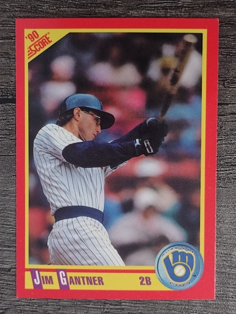 1990 Score #382 Jim Gantner