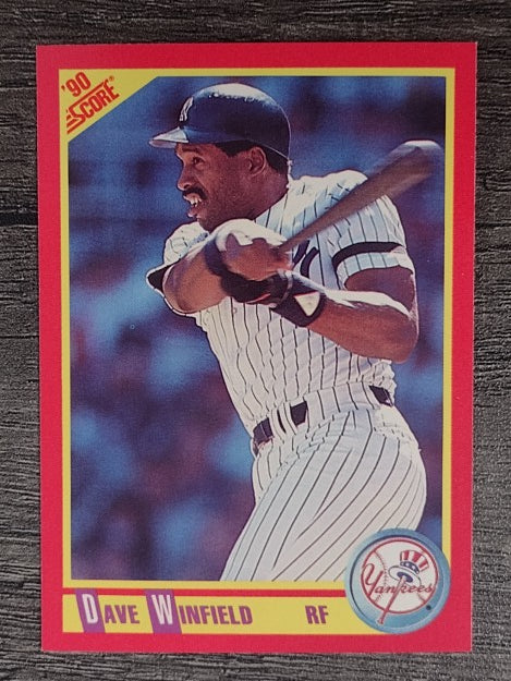 1990 Score #307 Dave Winfield
