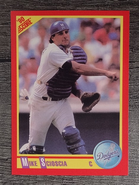 1990 Score #398 Mike Scioscia