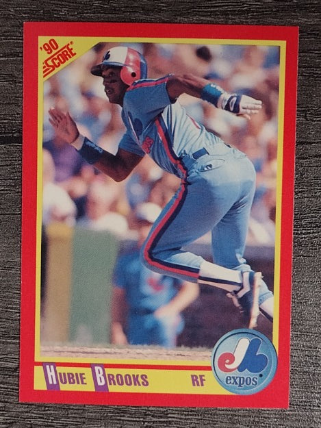 1990 Score #299 Hubie Brooks