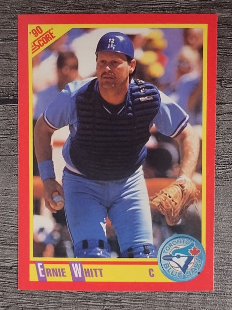 1990 Score #433 Ernie Whitt