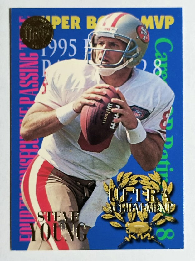 1995 Ultra Achievements Gold Medallion #10 Steve Young