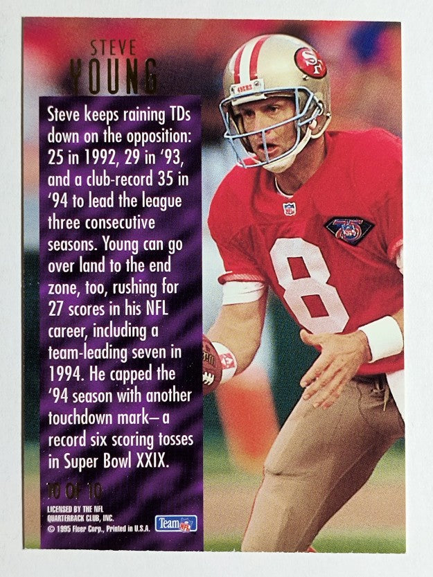1995 Ultra Touchdown Kings #10 Steve Young