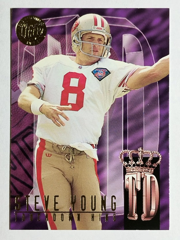 1995 Ultra Touchdown Kings Gold Medallion #10 Steve Young