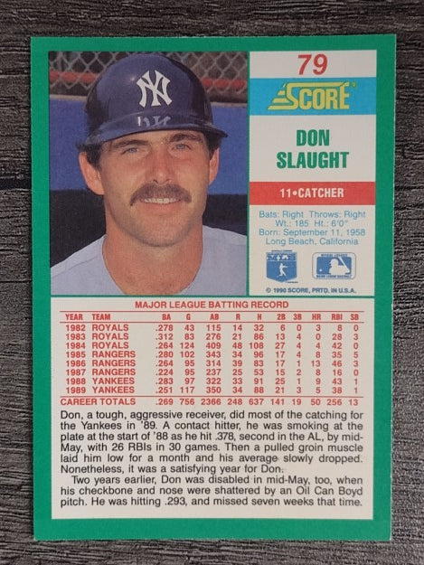 1990 Score #79 Don Slaught
